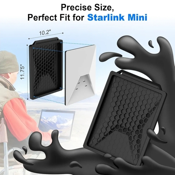 Starlink Mini Silicone Case & Car Power Supply Cord - Picture 3 of 5